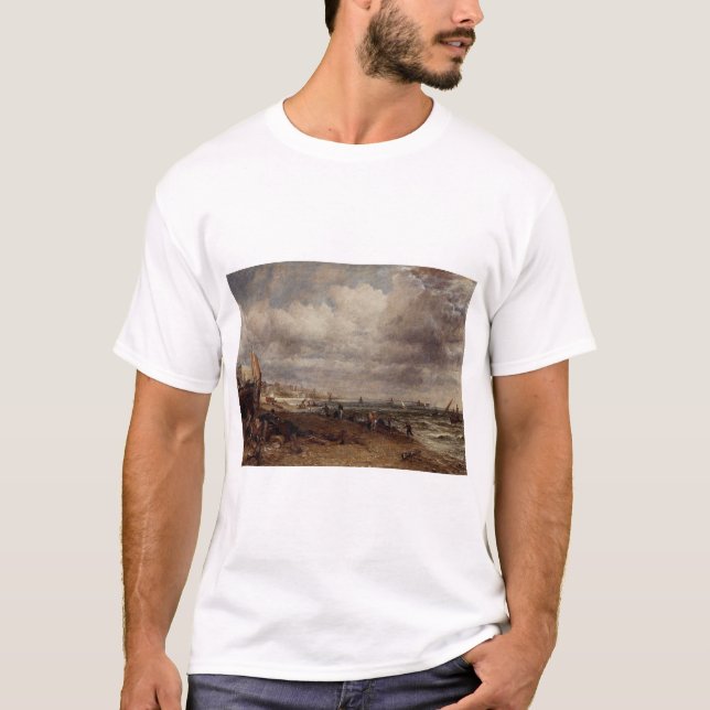 Camiseta Chain Pier em Brighton, por John Constable (Frente)