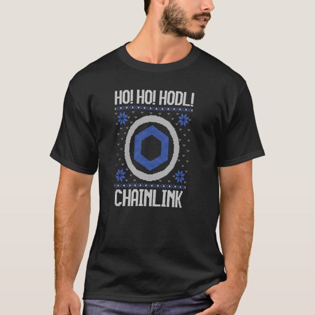 Camiseta Chainlink u2014 do Ho HODL Fun Chainlink Cryptocur (Frente)