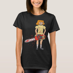 Camiseta Chainsaw Girl I Horror Punk Gótico Pastel Gótico H