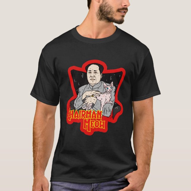 Camiseta Chairman Meow  Mao Zedong1019 (Frente)
