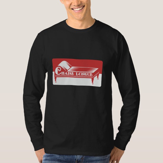 Camiseta Chaise longue retro sofá francês (Frente)