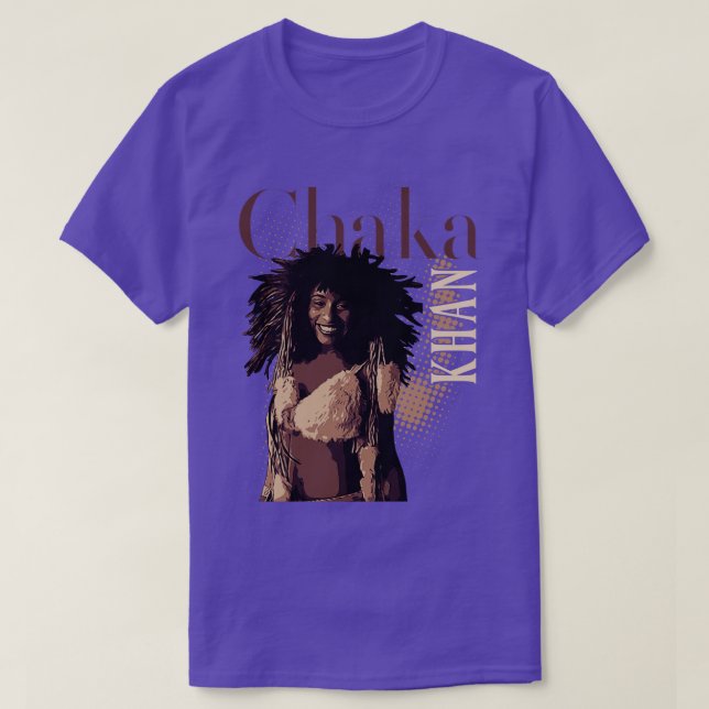 Camiseta Chaka khan 70 (Frente do Design)