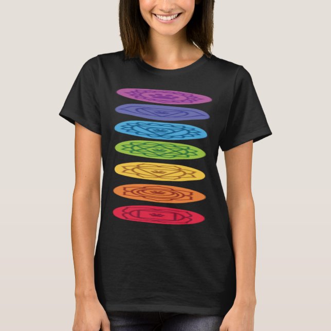 Camiseta Chakra Cat Paws Yoga (Frente)