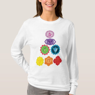 Camiseta Chakra Energy System Long Sleeve T Shirt