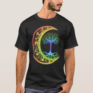 Camiseta Chakra Tree Of Life Mandala Zen Yoga Om Símbolo Bu