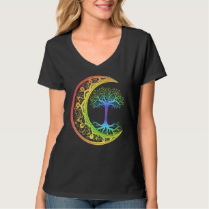 Camiseta Chakra Tree Of Life Mandala Zen Yoga Om Símbolo Bu