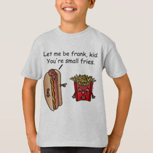 Camiseta Chalaça engraçada da comida das batatas fritas d