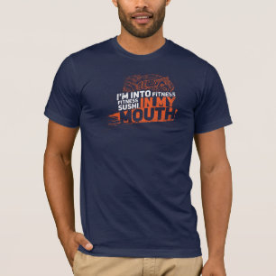 Camiseta Chalaça engraçada do sushi e da malhação