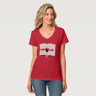 Camiseta Chalaça engraçada do vinho: Vermelho bom