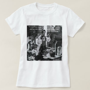 Camiseta Chales Goodyear Semeia e Colhe Sabedoria Citação