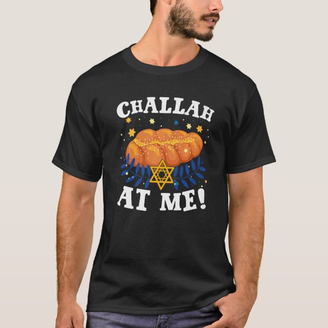 Camiseta Challah Me Rosh Hashanah Jewish Hanukkah Boys (Frente)