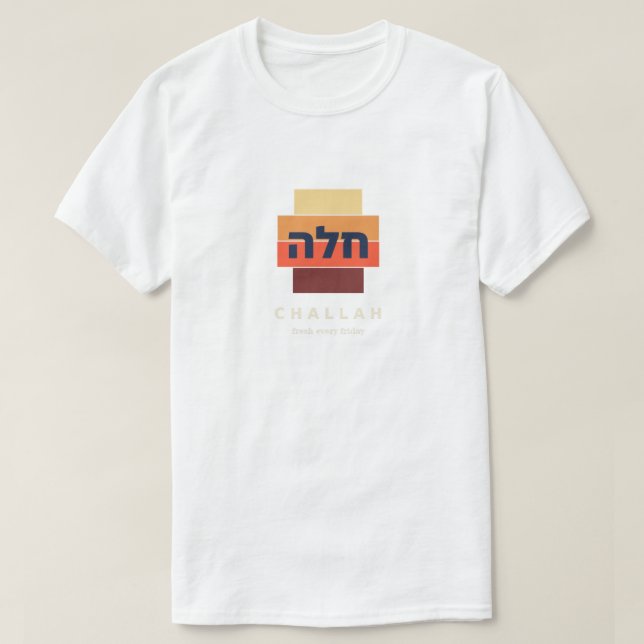 Camiseta Challah Retro (Frente do Design)