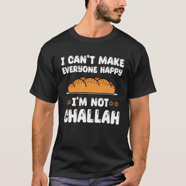 Camiseta Challah Saying Shabbat Holidays Chanukah (Frente)