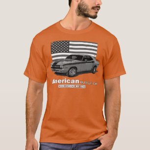 Camiseta Challenger RT American Muscle 60s 70s Antigo é Dou