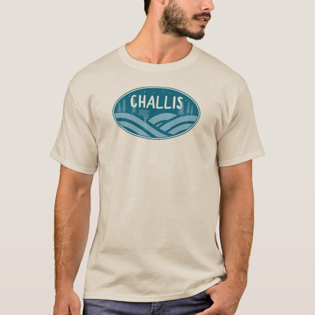 Camiseta Challis Idaho ao Ar Livre (Frente)