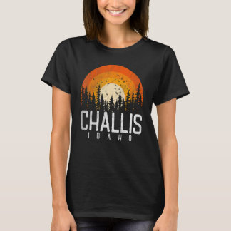 Camiseta Challis Idaho ID   Retro Style Vintage 70s 80s 90s