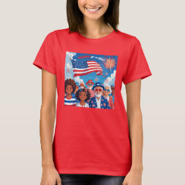 Camiseta Chama Americana
