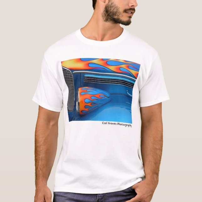 Camiseta Chama azul (Frente)