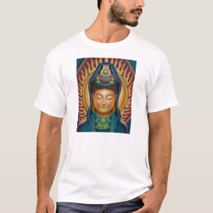 Camiseta Chama de Kuan Yin da deusa