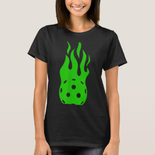 Camiseta Chama de Pickleball - Tenista de Pickleball Paddle