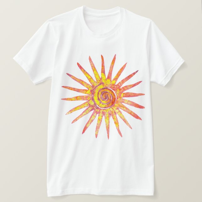 CAMISETA CHAMA DO SOL DE KORU (Frente do Design)