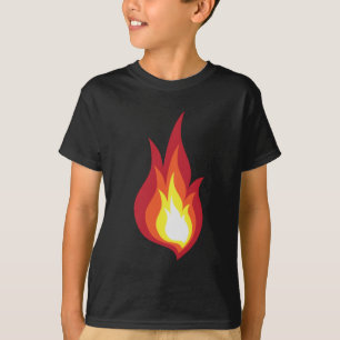 Camiseta Chama do traje do fogo - incandesce