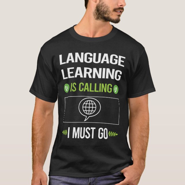 Camiseta Chama-se Aprendizado de Linguagem (Frente)