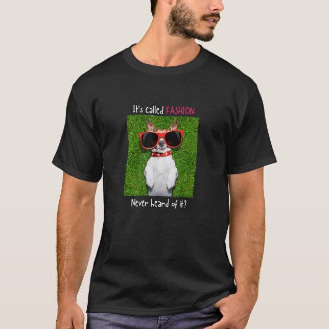 Camiseta Chama-se Moda Jack Russell Terrier Meme (Frente)