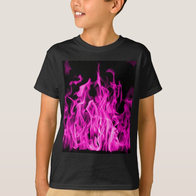 Camiseta Chama violeta e presentes violetas do fogo de St (Frente)