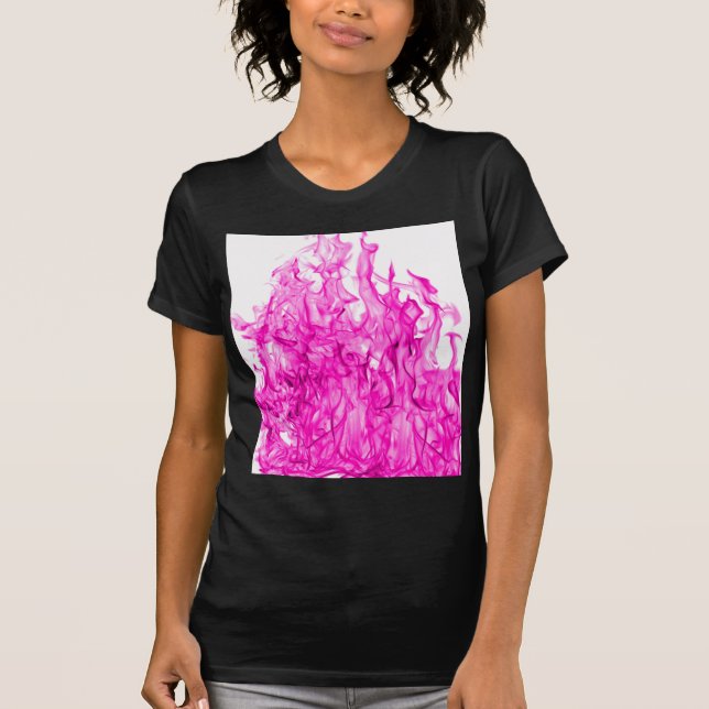 Camiseta Chama violeta e presentes violetas do fogo de St (Frente)