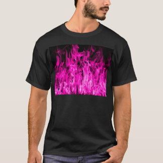 Camiseta Chama violeta e produtos e roupa violetas de fogo