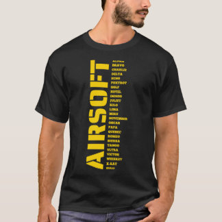 Camiseta Chamada Airsoft A para z Airsoft por Design Specia