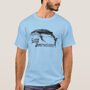Camiseta Chamada da baleia: Salvar!