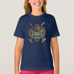 Camiseta Chamada da Liga do Clube Escolar Ano Curvo