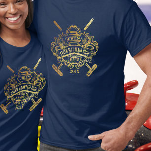 Camiseta Chamada da Liga do Clube Escolar Ano Curvo
