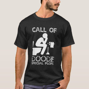 Camiseta Chamada De Doodie Special Plops Funny Nerd Gamer D