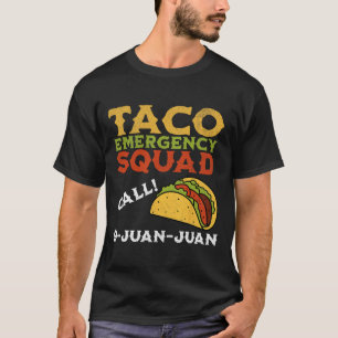 Camiseta Chamada de Emergência do Taco 9 Juan Funny Cinco d