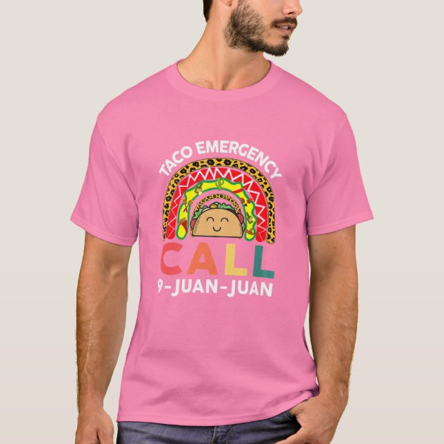 Camiseta Chamada de Emergência do Taco 9 Juan Juan Cinco En (Frente)