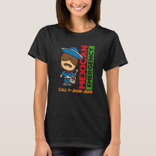 Camiseta Chamada de Emergência Mexicana 9 Juan Juan Mexican