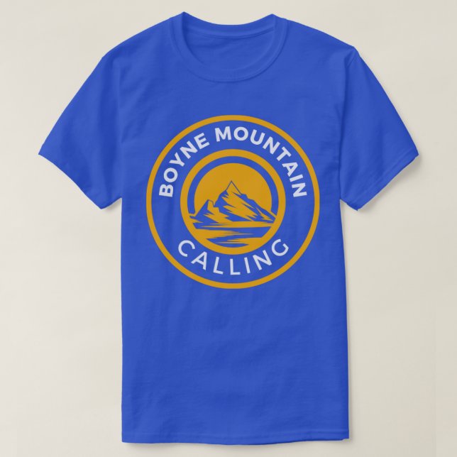 Camiseta Chamada de montanha Boyne (Frente do Design)