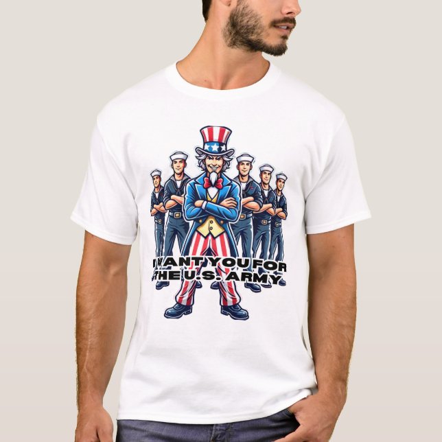 Camiseta "Chamada do Exército do Tio Sam" (Frente)