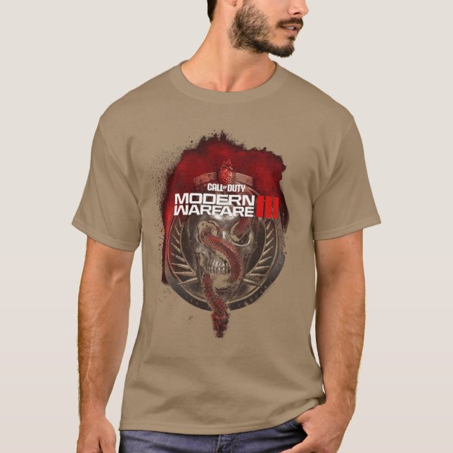 Camiseta Chamada do Vídeo de FPS Jupiter de Call of Duty Mo (Frente)