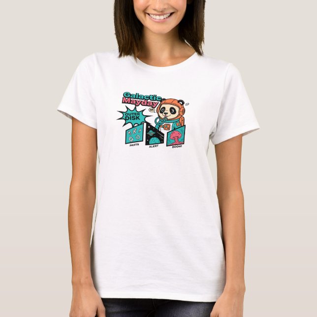 Camiseta Chamada Galáctica de Socorro (Frente)