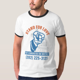 Camiseta Chamada para o amor
