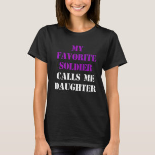 Camiseta Chamadas Roxo Mês Infantil Militar 5
