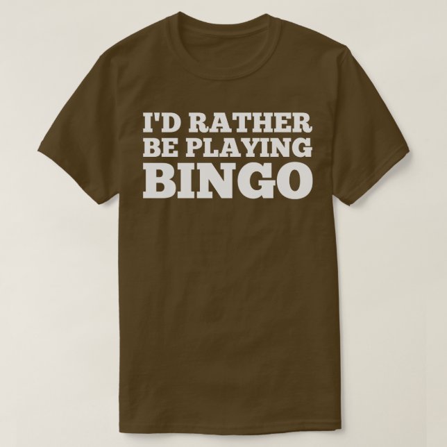 Camiseta Chamador Bingo Player Bingo (Frente do Design)
