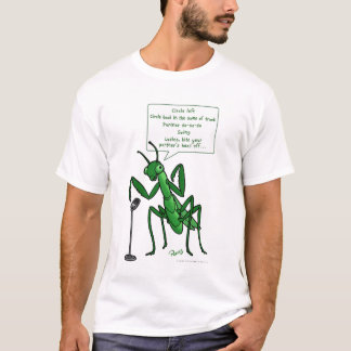 Camiseta Chamador da louva-a-deus Praying de dança quadrada