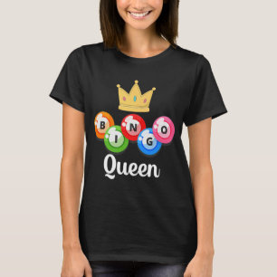 Camiseta Chamador do Bingo Queen Womens