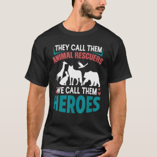 Camiseta Chamam-Lhes Heroínas De Salvação Animal