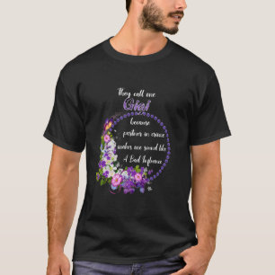 Camiseta Chamam-Me Gigi Porque Parceiro Na Flor Do Crime